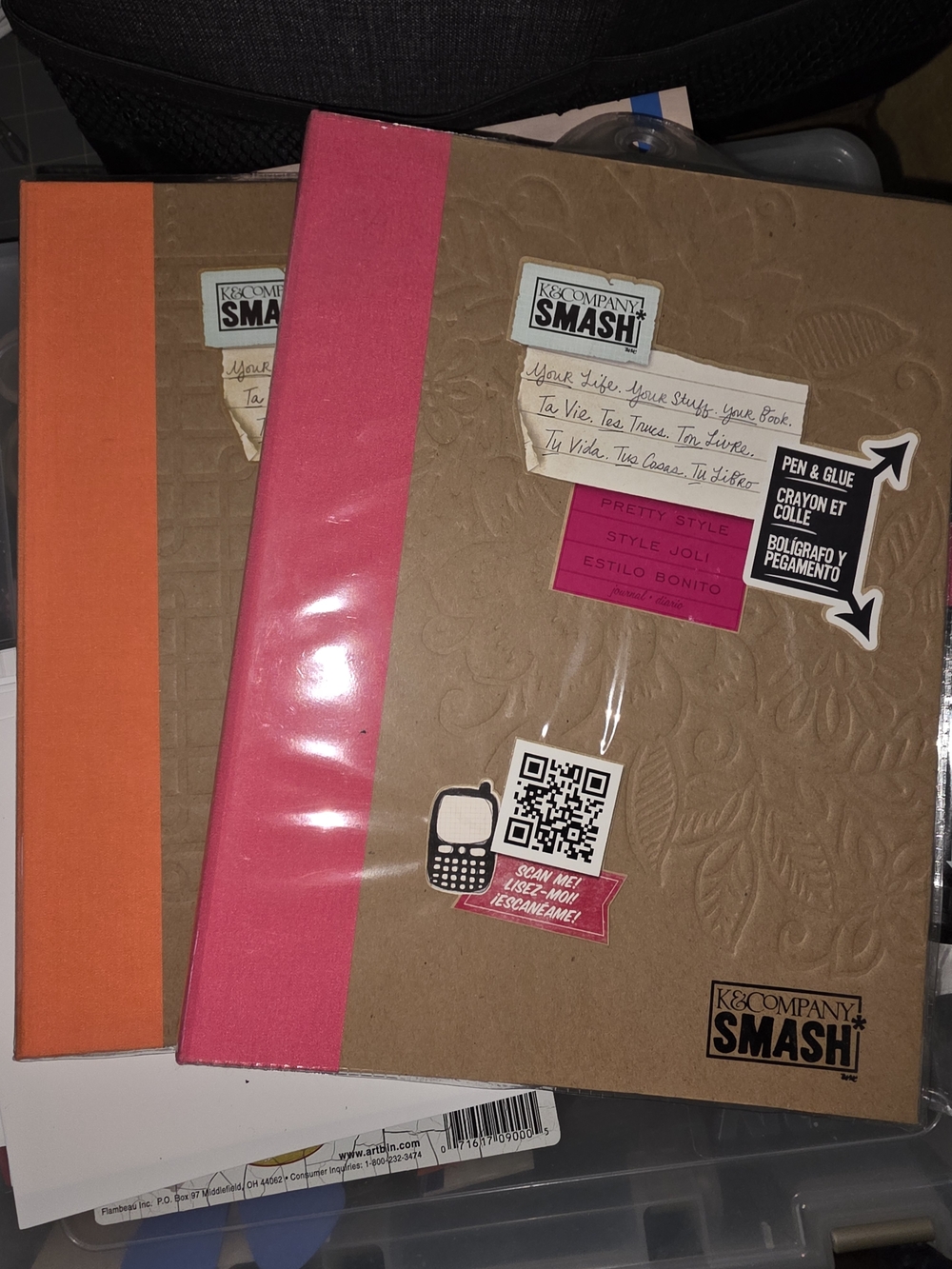K&Company SMASH! Kraft Journal with Pink Accent